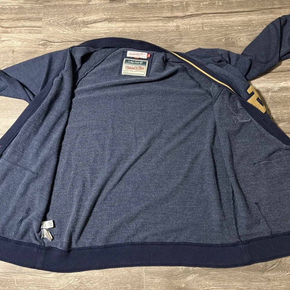 Mitchell & Ness Notre Dame Fighting Irish College Vault Cardigan Sweater Sz 2XL